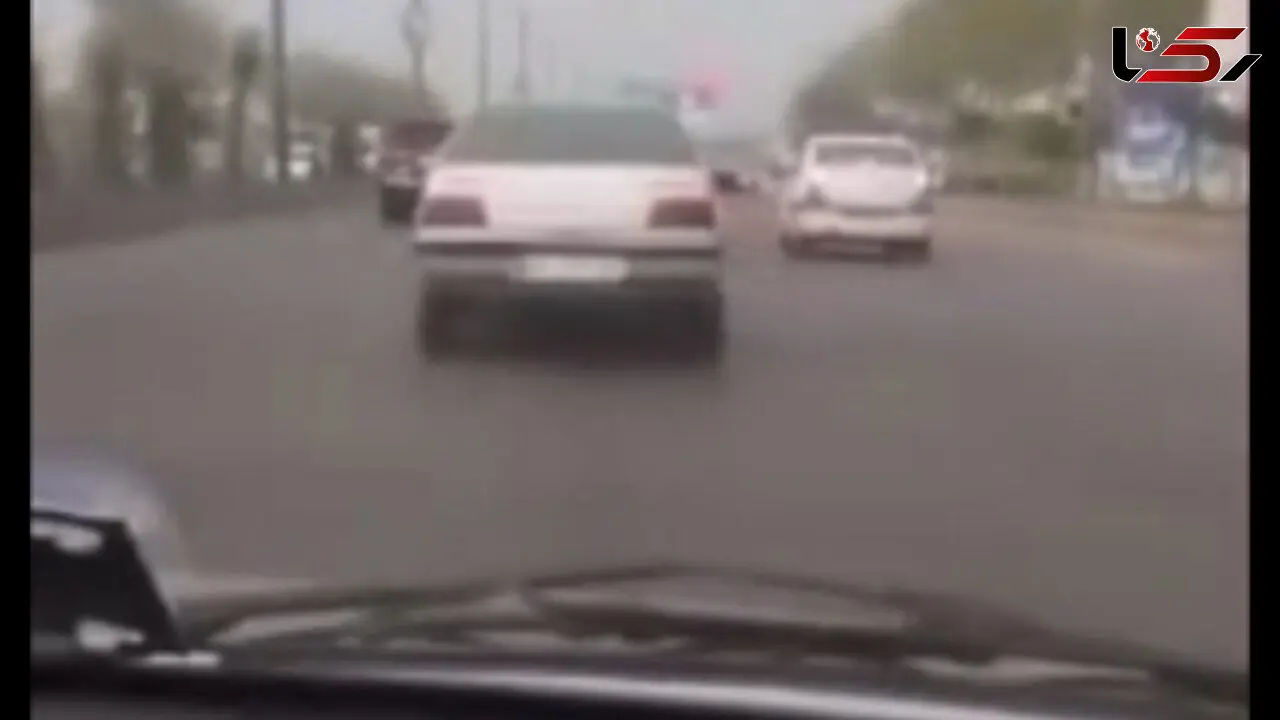 توقیف خودروی پژو ۴۰۵ به دلیل حرکات نمایشی و آلودگی صوتی در قائم‌شهر