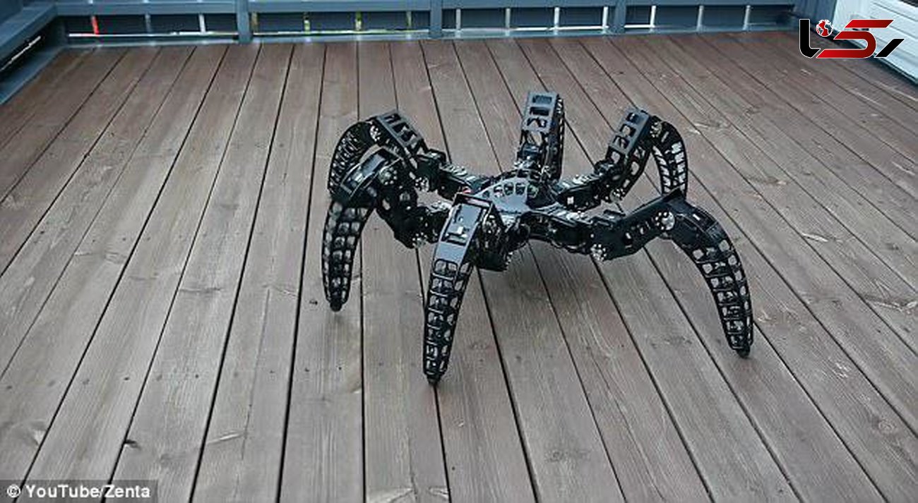 تولد یک عنکبوت غول آسای رباتیک+ فیلم و عکس