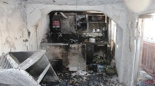 انفجار هولناک خانه ای در خیابان دستغیب + عکس 