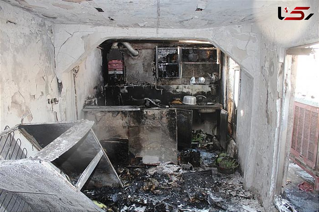 انفجار هولناک خانه ای در خیابان دستغیب + عکس 