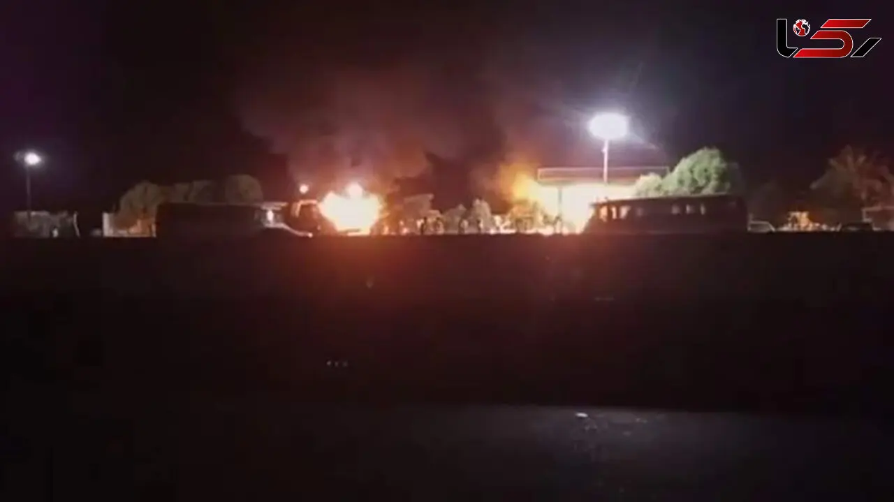 انفجار مرگبار در پمپ بنزین بمپور / 4 زن و بچه در پراید زنده زنده سوختند