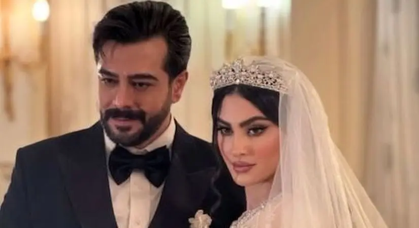 جشن عاشقانه مریم مومن و تازه داماد بعد ازدوران سخت جنگ / می خواهند همیشه عاشق بمانند