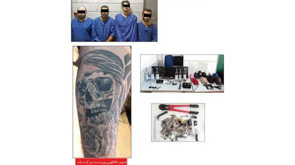 حمله شیاطین یک چشم به خانه زنی جوان و پسر 12 ساله اش + عکس تتوی لو دهنده باند مخوف