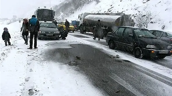 ورود به مازندران ممنوع / جاده خطرناک است
