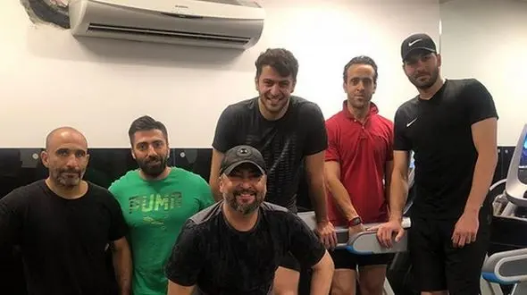 «علی ضیاء» با جادوگر به باشگاه رفت +عکس