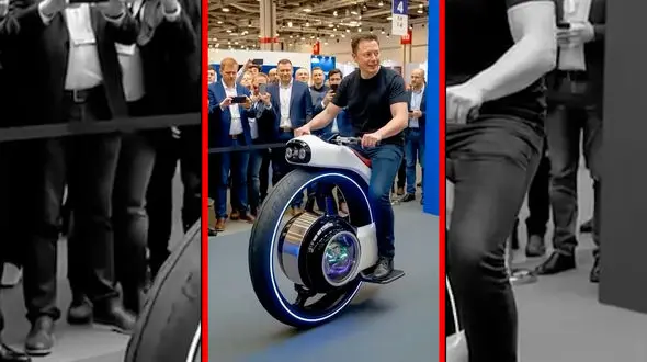 فیلم موتور سیکلت و خودرو آینده ایلان ماسک