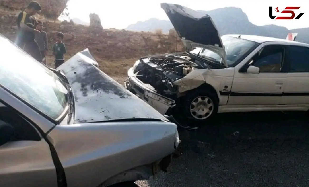 ۸ مصدوم در تصادف پراید و پژو در ‌محور خرم‌آباد ـ بروجرد