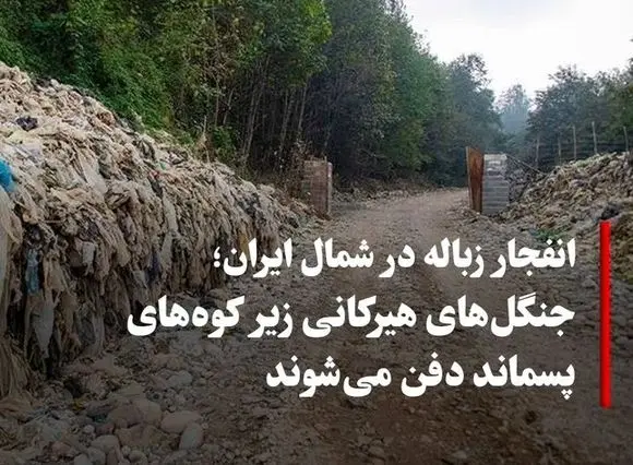 جنگل‌ها دفن می‌شوند، رودخانه‌ها می‌میرند؛ شمال ایران زیر زباله نفس می‌کشد و هیچ کسی پاسخگو نیست!