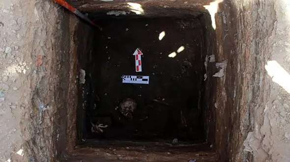 کشف یک تدفین به شیوه اسلامی در آذربایجان غربی