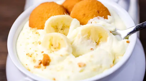  تهیه پودینگ موز با عطر وانیل