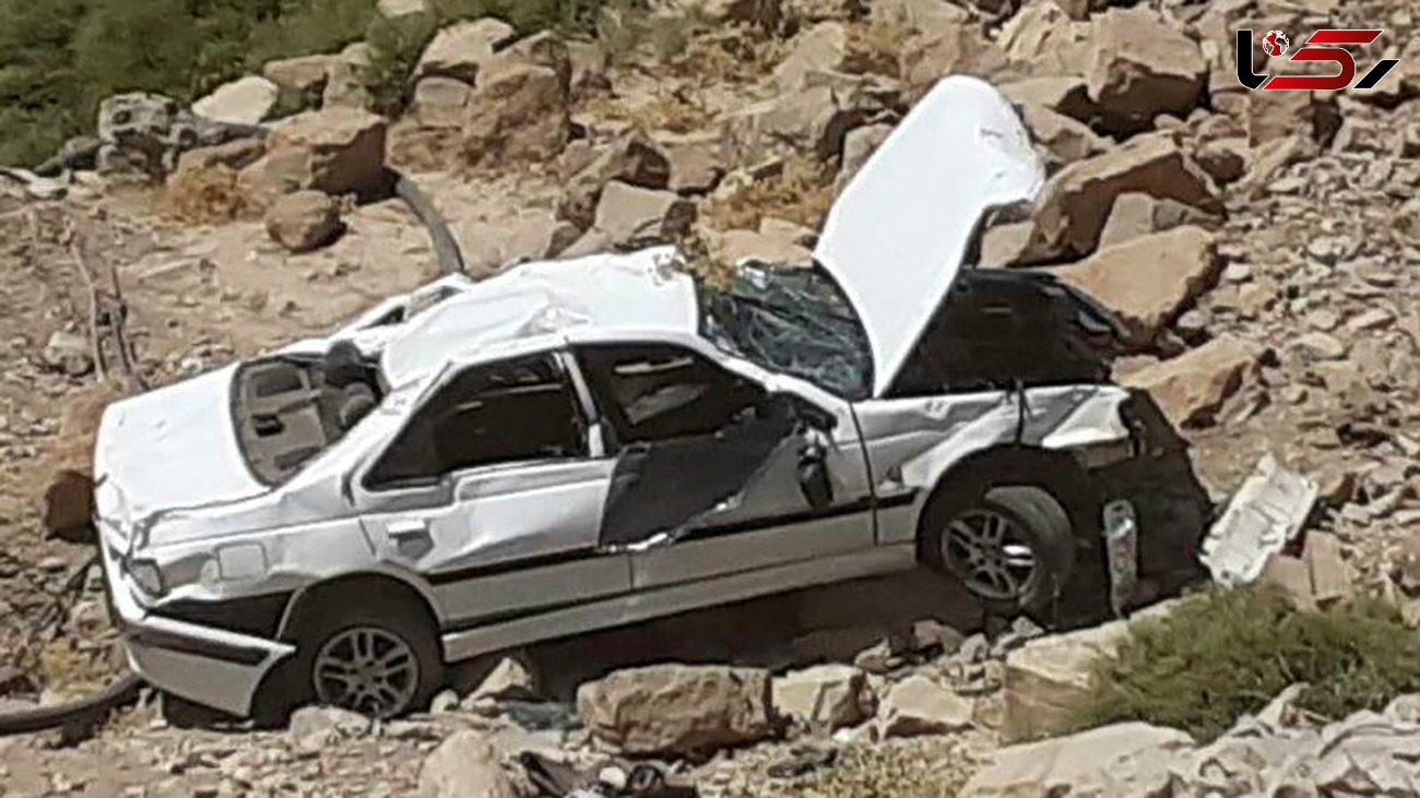 مرگ دردناک زن مسافر پس از سقوط خودرو به دره