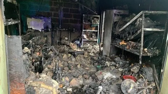  گلریزان برای بازسازی خانه بازیکن پیشین تیم ملی بسکتبال / خانه او در آتش سوخت + عکس