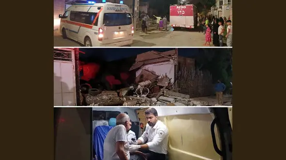 انفجار گاز شهری در آبادان 4 مصدوم برجای گذاشت