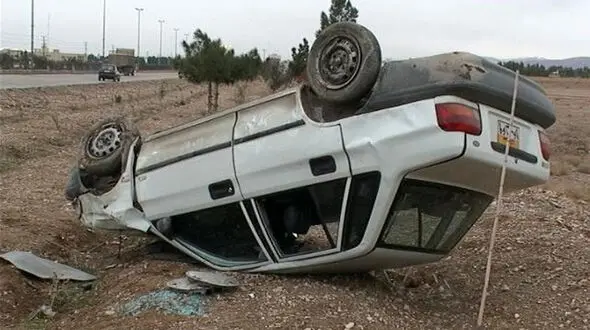 واژگونی خودروی پراید در محور نیشابور- سبزوار پنج مصدوم بر جا گذاشت