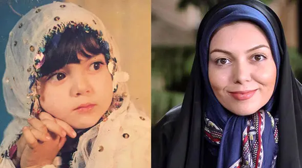شباهت عجیب دختر زیبای آزاده نامداری به مادرش ! / مقایسه شوک آور  اعضای صورتشان !