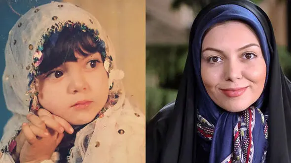 شباهت عجیب دختر زیبای آزاده نامداری به مادرش ! / مقایسه شوک آور  اعضای صورتشان !