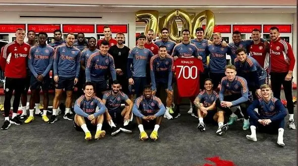 جشن 700 گله شدن رونالدو در رختکن یونایتد/ 5 نکته که در این عکس متوجه نشدید