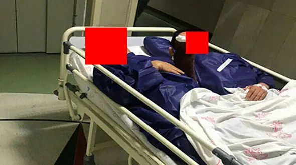 واکنش دانشگاه علوم پزشکی درباره خوابیدن ۲ بیمار بر روی یک تخت 