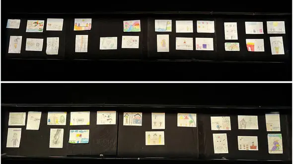 نقاشی‌ های کودکان کار فروخته شد