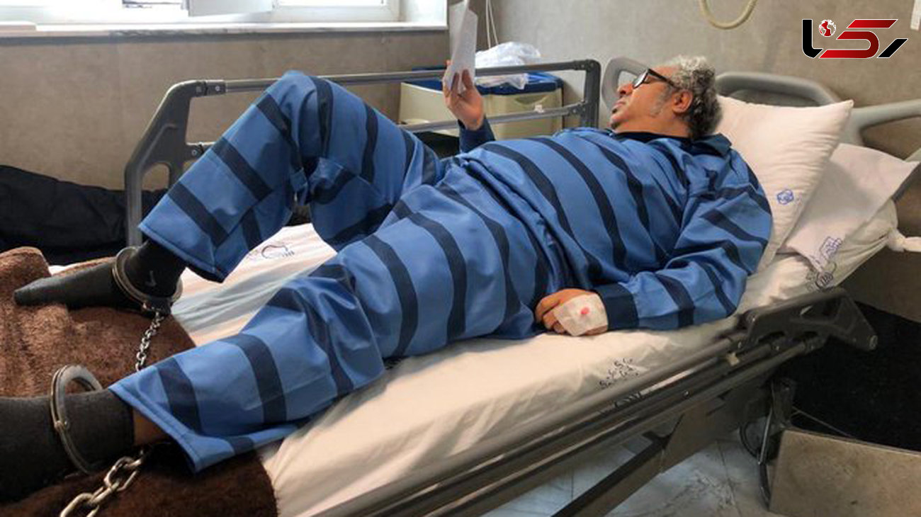 برخورد با عوامل خاطی اعزام بکتاش آبتین از زندان اوین به بیمارستان ! + عکس جنجالی