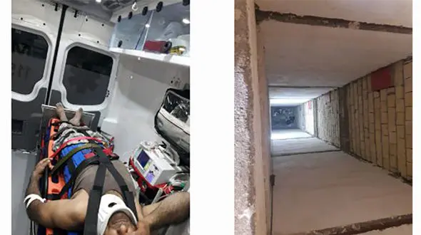 زنده ماندن مرد 39 ساله گچسارانی پس از سقوط از ارتفاع 20 متری+ عکس