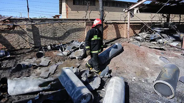 انفجار مهیب سیلندر گاز 2 قمی را جزغاله کرد