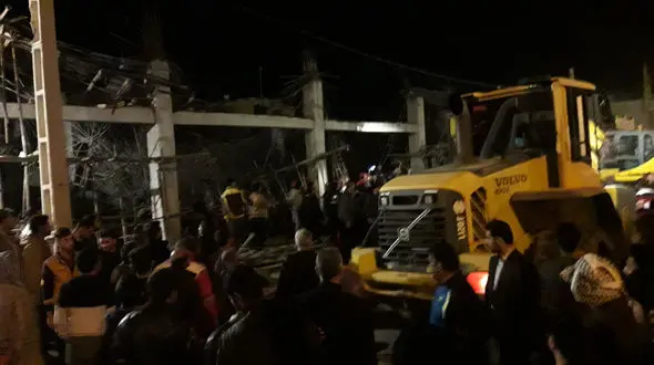 ریزش بتن در شوشتر 2 تن را کشت