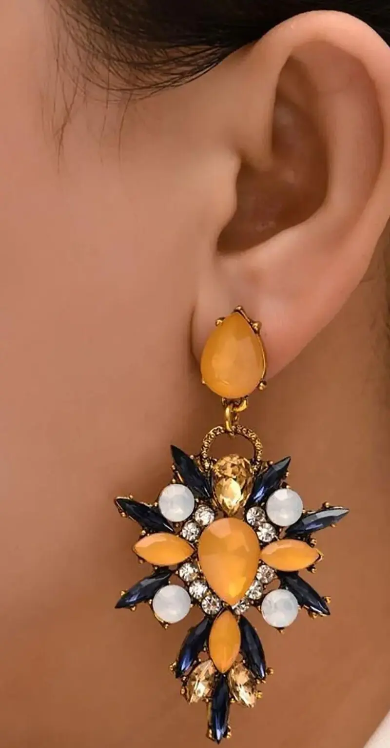 گوشواره آویز بلند طلا جدید