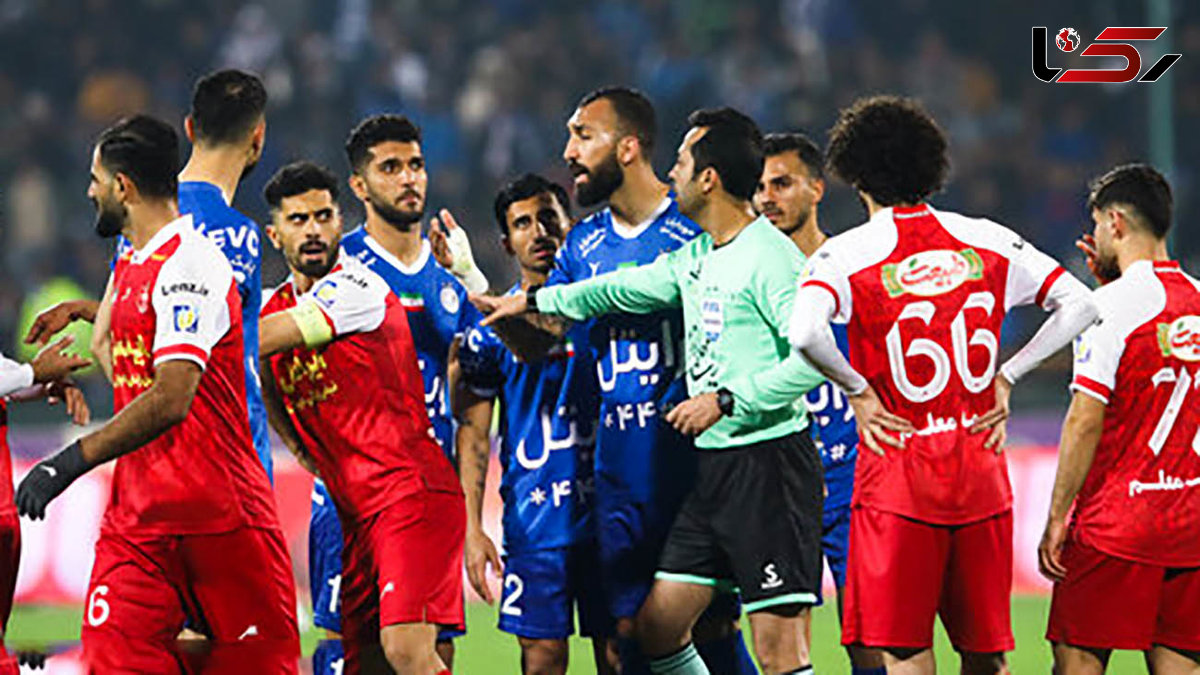 عکس/ رفتار توهین آمیز استقلال با لوگو پرسپولیس