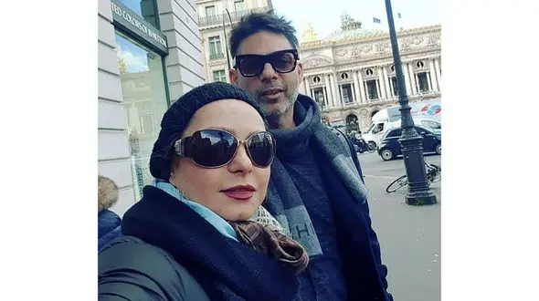 آقای بازیگر و‌خواهرش در خارج از کشور + عکس 