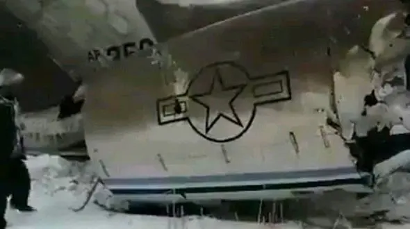 فیلم سقوط هواپیمای امریکایی در افغانستان 