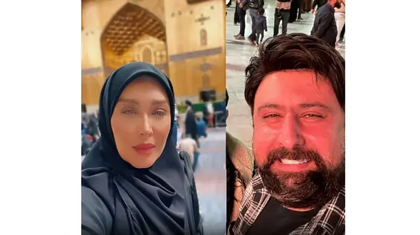 لحظه‌های عاشقانه محمد علیزاده و همسر هنرمندش روی صحنه؛ «سارا رفیق منه و همیشه پشت منه» 