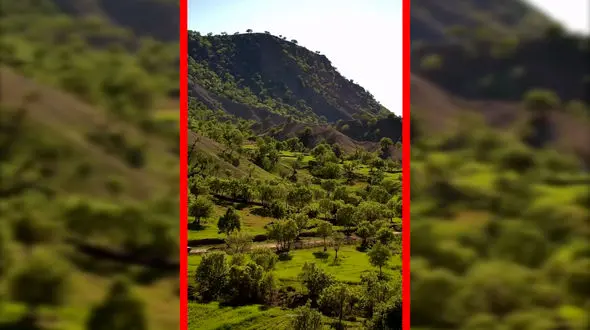 فیلم هوایی طبیعت منطقه ماهرو لرستان