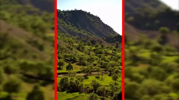 فیلم هوایی طبیعت منطقه ماهرو لرستان