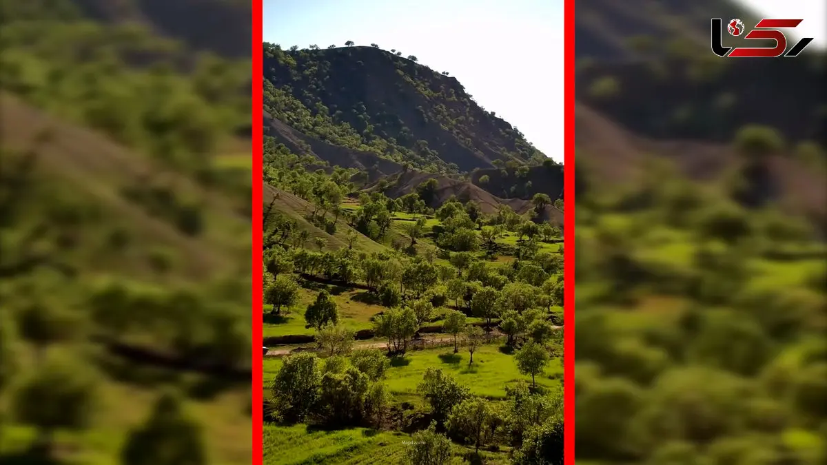 فیلم هوایی طبیعت منطقه ماهرو لرستان