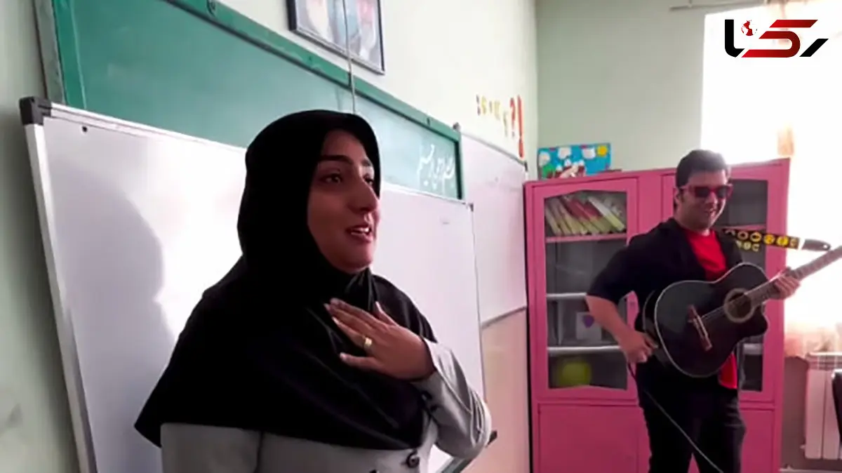 سوپرایز هولناک بر سر کلاس درس / معلم فاصله ای تا سکته نداشت + فیلم