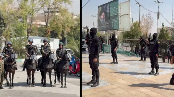 فیلم رزمایش پلیس مبارزه با موادمخدر در نمایشگاه ایپاس مصلی