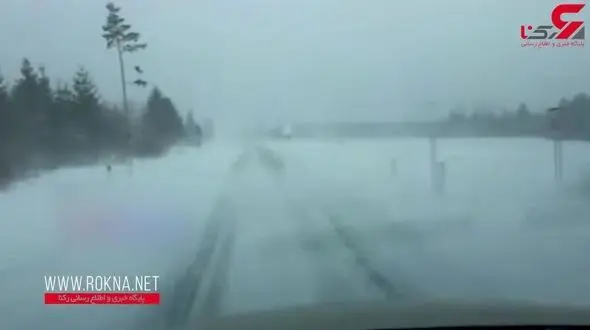 مشکلات مردم اسلواکی پس از بارش برف به ارتفاع ۱۹۰ سانتیمتر + فیلم