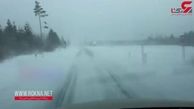مشکلات مردم اسلواکی پس از بارش برف به ارتفاع ۱۹۰ سانتیمتر + فیلم