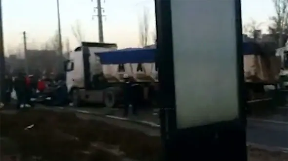 فیلم تصادف زنجیره‌ای در  تبریز / 7 نفر مصدوم شدند