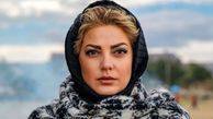عکس / زیباترین استایل و چهره  طناز طباطبایی در طبیعت گردی ! / سرتا پا جین پوش با کتانی سفید برند !