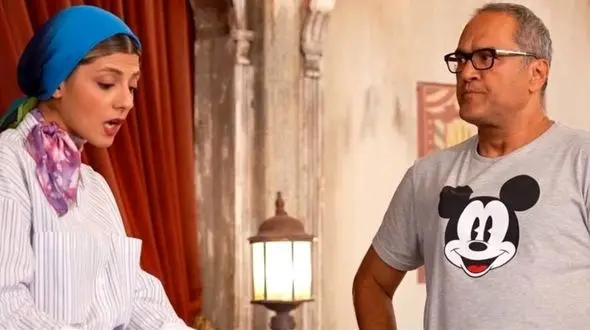 فیلم آشتی کنان مهسا طهماسبی و رامبد جوان /  بی‌اعتنایی شدید رامبد جوان و سماجت خانم بازیگر / بیچاره میگه ببخشید مزاحم خمیازتون هم شدیم و ...