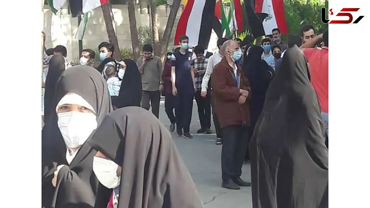 راهپیمایی نمازگزاران عید فطر در تهران