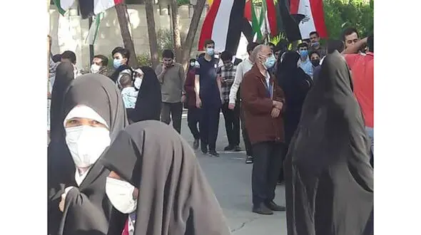 راهپیمایی نمازگزاران عید فطر در تهران
