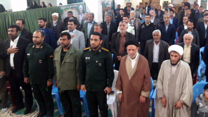 مراسم تجلیل از دو دهه خدمات امام جمعه سابق آبدان - بوشهر