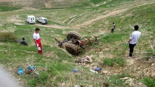 تراکتور صاحبش را کشت / در حادثه ای عجیب در کوه برمان رخ داد + عکس