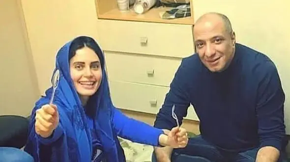 ناهار الناز شاکردوست با امیر جعفری+ عکس