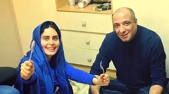 ناهار الناز شاکردوست با امیر جعفری+ عکس