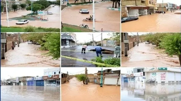 اولین عکس ها از بارش سیل آسا در شهر یزد /  زیرگذرها زیر باران مسدود شدند