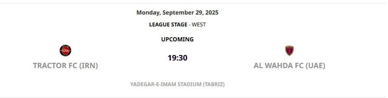 پاسخ منفی AFC به استقلال و تراکتور؛ آبی‌ها در شهرقدس، تبریزی‌ها در یادگار امام